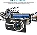 Dash Camera 1080P, EIVOTOR Car Camera DVR 4 Inch LCD Screen Full HD 140 ° Dual DashCam Front Rear Wide Angle Car Recorder with G-Sensor Night Vision Motion Detection WDR Parking Monitor Loop Recording