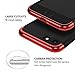 iPhone 7 Case, idutou 3-in-1 Sleek Thin and Slim Fit Hard Shell Cover Case with 3 Detachable Parts for Apple iPhone 7 Only, Chrome RED and Matte Black (4.7 Inches) 2016 (Black/red)