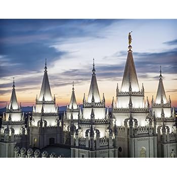 Salt Lake City LDS Temple - Heavenward (Paper Print - Unframed, 11x14)