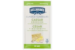 Hellmann's Caesar Dressing Single-Serve Sachet, Gluten Free, 44 ml, Pack of 102