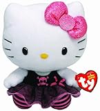 Ty Beanie Babies Hello Kitty Plush, Punk (Discontinued by manufacturer)