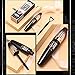 Black Mascara with Folding Eyelash Comb, Long Lasting Waterproof Smudge-Proof, Make Voluminous Eyelashes, Perfect Charming Eye Makeup Kit Black