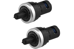 WMYCONGCONG 2 PCS LA42DWQ-22 22mm 2K Ohm Variable Speed Drive Potentiometer Rotary Potentiometer Inverter Converter (2K)