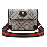 Waist Bag for Womens Fanny Packs Fashion Flap Crossbody Bags Quilted Belt Bag Ladies Waist Purse(Waist Bag for Black)