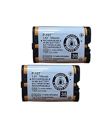 GEILIENERGIA - Batería para Panasonic HHR-P104, HHR-P104A, KX-FG6550, KX-FPG391, KX-TG2388B y KX-TG2396 (3,6 V)