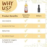 The Skinny Food Co Amaretto Coffee Syrup Sugar Free 1L Vegan Gluten Free view 5