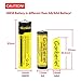 HeCloud 4 x 3.7V Li-ion 6000mAh 18650 Battery Rechargeable Batteries with 2x Dual Charger for Outdoor LED Flashlight