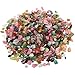 rockcloud 1 lb Tourmaline Small Tumbled Chips Crushed Stone Healing Reiki Crystal Jewelry Making Home Decoration
