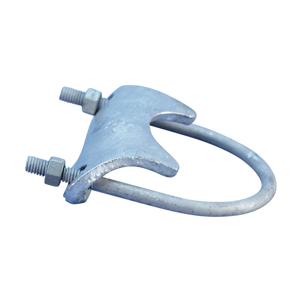 RA Right Angle Pipe and Conduit Clamp, 4" Rigid, 4" Pipe, 3/4" Max