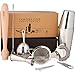 Premium Bar Set by Top Shelf Bar Supply | Craft Cocktail Set for Home Bars and Professional Bartenders | Complete Stainless Steel Barware & Cocktail Shaker Set primary