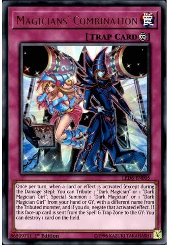 LED6-EN005 1st Ed Magicians' Combination Ultra Rare Card Legendary Duelists Magical Hero Yu-Gi-Oh Single Card