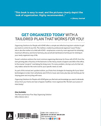 Organizing Solutions for People with ADHD, 2nd Edition-Revised and Updated: Tips and Tools to Help You Take Charge of Your Life and Get Organized