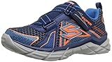 Skechers Kids Rive Dismiss Athletic Sneaker (Little Kid), Navy/Orange, 2.5 M US Little Kid