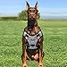BABYLTRL Silver Big Dog Harness No-Pull Anti-Tear Adjustable Pet Harness Reflective Oxford Material Soft Vest for Medium Large Dogs Easy Control Harness (XL, Silver)