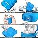 AOPETIO Apple AirPods Case, Silicone Shockproof Skin Cover With Magnetic Strap for Air Pods Accessories( Blue,strap is 25.2 inches)