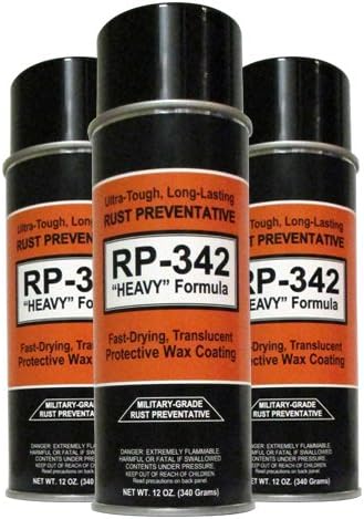 Cosmoline RP-342"Heavy" Rust Preventative Spray (Military-Grade) 3-Cans