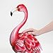 Bits and Pieces - 35 ½” Tall Metal Flamingo Garden Statues - Yard Decorations - Outdoor Sculptures - Garden Decoration - Flamingo Yard Art - Set of 2