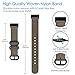 Fintie Bands for Fitbit Charge 3, Soft Woven Nylon Sports Band Replacement Strap for Fitbit Charge 3 and Charge 3 SE Fitness Activity Tracker Women Men (Desert Tan)