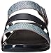 FitFlop Women's Gladdie Slide Gladiator Sandal, Supernavy Shimmer, 7 M US
