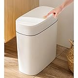 COMODID 14 Litre Trash Can with Press Top Lid, 3.7