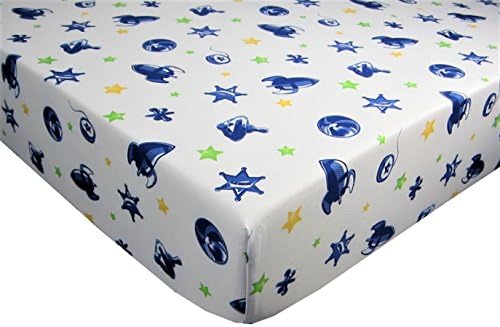 Power Up Toy Story 100% Polyester (FITTED SHEET ONLY) Size TODDLER Boys Girls Kids Bedding