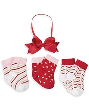 Gold Holiday Sock & Headband Set