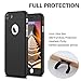 iPhone 7 Case,Lavince Full Body Protection Hard Slim Premium Cover[Dual Layer][Slim Fit] with Tempered Glass Screen Protector for iPhone 7 4.7inch(Black)