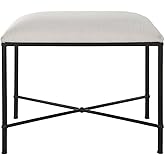 Uttermost Avenham - Small Framed Bench-20 Inches Tall and 24 Inches Wide