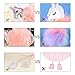 OurWarm 10pcs Unicorn Christmas Tree Ornaments, Cute Faux Fur Unicorn Christmas Hanging Ornaments Xmas Gift for Kids Christmas Decorations