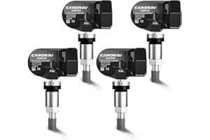 CARORAV F2GT-1A180-AB TPMS Sensor Ford, Tire Pressure Monitoring System Sensor for Ford F150 F250 F350 Escape Fusion Mustang, Lincoln MKC MKX Replaces F2GZ1A189A GL3T1A180GA FR3V1A180AA 4-Pack