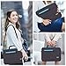 BRINCH Laptop Bag for Men Women Slim Business Briefcase Shoulder Messenger Bag Water Resistant Portable Computer Carrying Sleeve Case w/Strap and Hidden Handle Fits 15-15.6 Inch Laptop,Black-Blue
