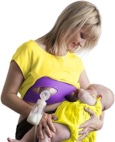 Pump Strap Hands-Free Pumping Bra –Adjustable Breastpump Bra - L - XXL