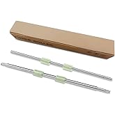 Upgraded Feed Roller Kit with Shaft,Compatible with Fujitsu Fi-6240Z Fi-6140Z Fi-6230Z Fi-6130Z Fi-6240 Fi-6140 Fi-6230 Fi-6130 Fi-6125 Fi-6225,Replacement Parts for PA03540-Y075 (2PCS)