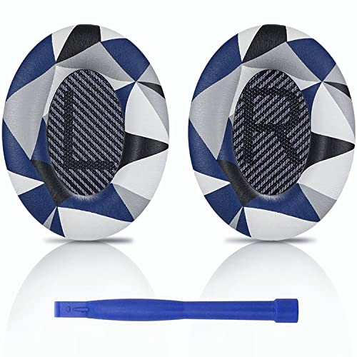 Professional Replacement Earpads Cushions for Bose QuietComfort 35 (QC35) & Quiet Comfort 35 II (QC35 ii) Headphones, Ear Pads with Softer Leather, Noise Isolation Foam, Added Thickness (Snow World)