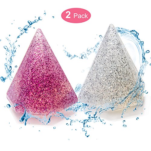 2 Pack Silicone Makeup Sponge , ACCLOVE Makeup Sponges Best Sponge