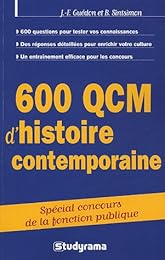 600 QCM d'histoire contemporaine