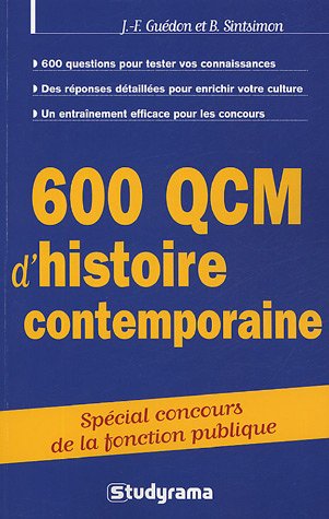 600 QCM d'histoire contemporaine
