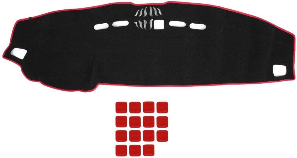 Duokon Dashboard Cover Mat, Car Dash Cover Dashboard Mat Dashmat Sun Shade Non-slip Pad Fit for Discovery3 05-09