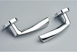 Designer Levers Marvel Lever on Rose Door Handle Polished Chrome Pair view 3