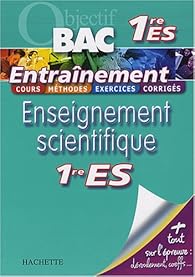 Book's Cover of Enseignement scientifique 1e ES