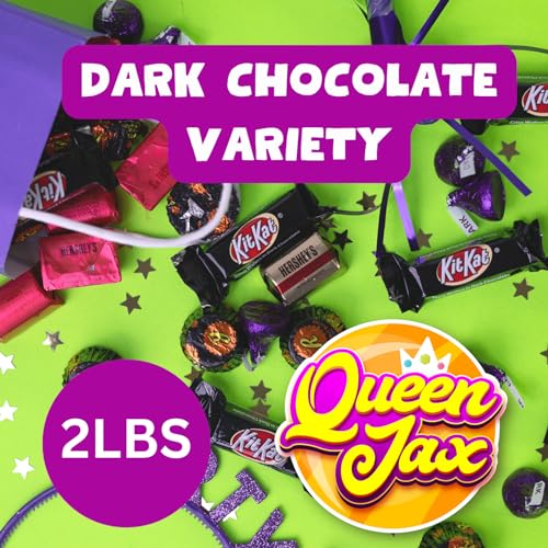 Dark Chocolate Candy Variety 2 lbs Hershey Kisses Dark, Dark