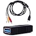 HDE 3 RCA to USB Audio/Video A/V Camcorder Adapter Cable for Mac / PC and USB 3.0 F/F Adapter Extender