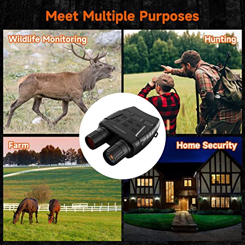 HEXEUM Night Vision Goggles Night Vision Binoculars for Adults Digital Infrared Binoculars can