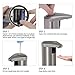 GLAMFIELDS Soap dispenser, Touchless Stainless Steel Automatic Soap Dispenser, IR Infrared Motion Sensor Hand Free Dish Soap for Kitchen and Bathroom, Second Generation Waterproof Base