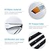 Yosoo 9 PCS Nylon Oblique Flat Tipped Paint Brushes Set, Inclined Plane Wooden Long Handle Brush Set Art Artist Professional Painting Supplies for Acrylic Watercolor and Oil Painting
