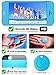 Premium Bluetooth Remote Shutter - Official Bluetooth Product - Selfie Camera Control For All iPhones (iOS 5.0+), Samsung Galaxy, Note, Android (4.3+) Phones, Apple iPad, Tablets (Blue)