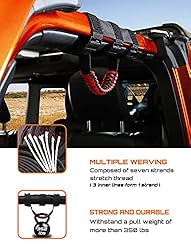 Savadicar 4 x Roll Bar Grab Handles Grip Handle for