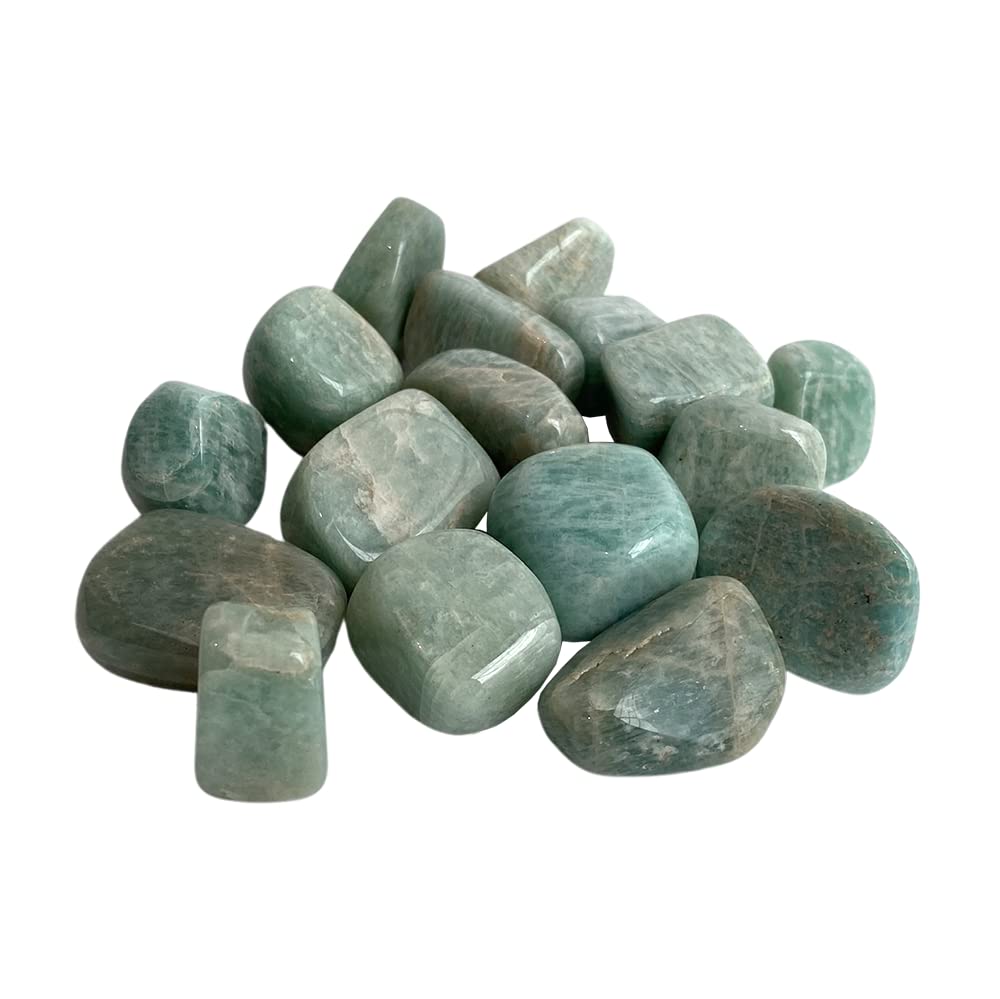 VIE Tumbled Crystals, 250g Pack, Amazonite