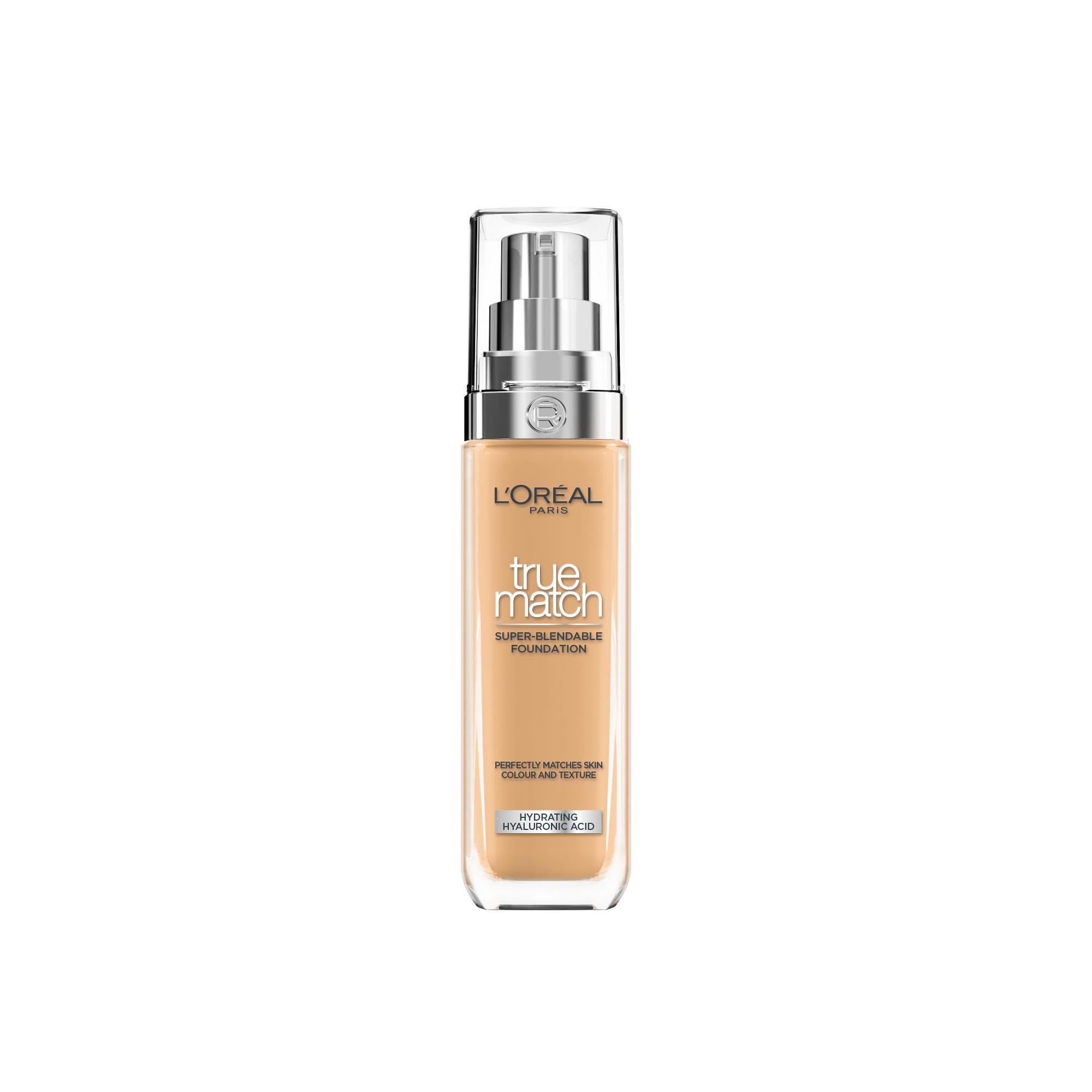 L'Oreal Paris True Match Liquid Foundation, Skincare Infused with Hyaluronic Acid, SPF 16, Available in 46 Shades, Suitable for All Skin Types, 5.5R Rose Sun, 30 ml — image 1