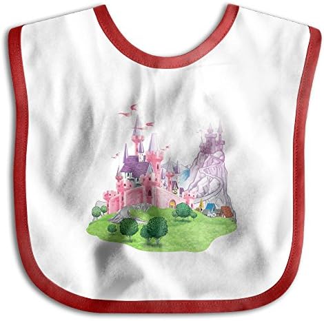 Pink Castle Reusable Baby Bib Wipes Funny Christmas Day Gift Babies Toddler Saliva Towel Drool Bibs